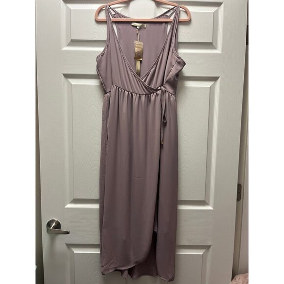 Monk & Lou Kiara Wrap Dress Sz L - Picture 3 of 3